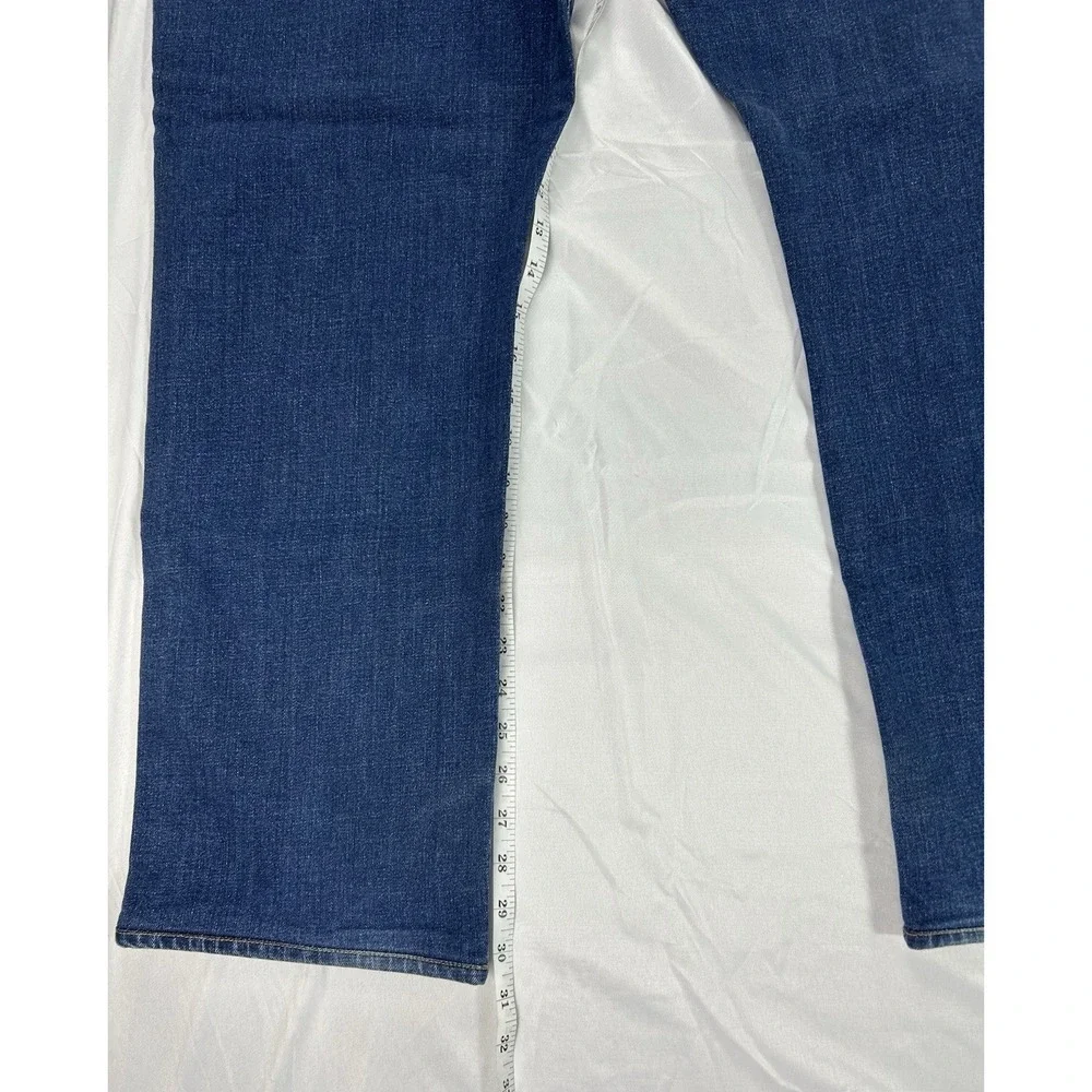 Vineyard Vines‎ Men's Blue Straight Denim Jeans Cotton Button Zip 5-Pocket Solid